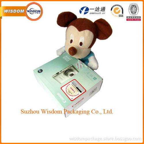 Custom new design printed packaging camera paper box
